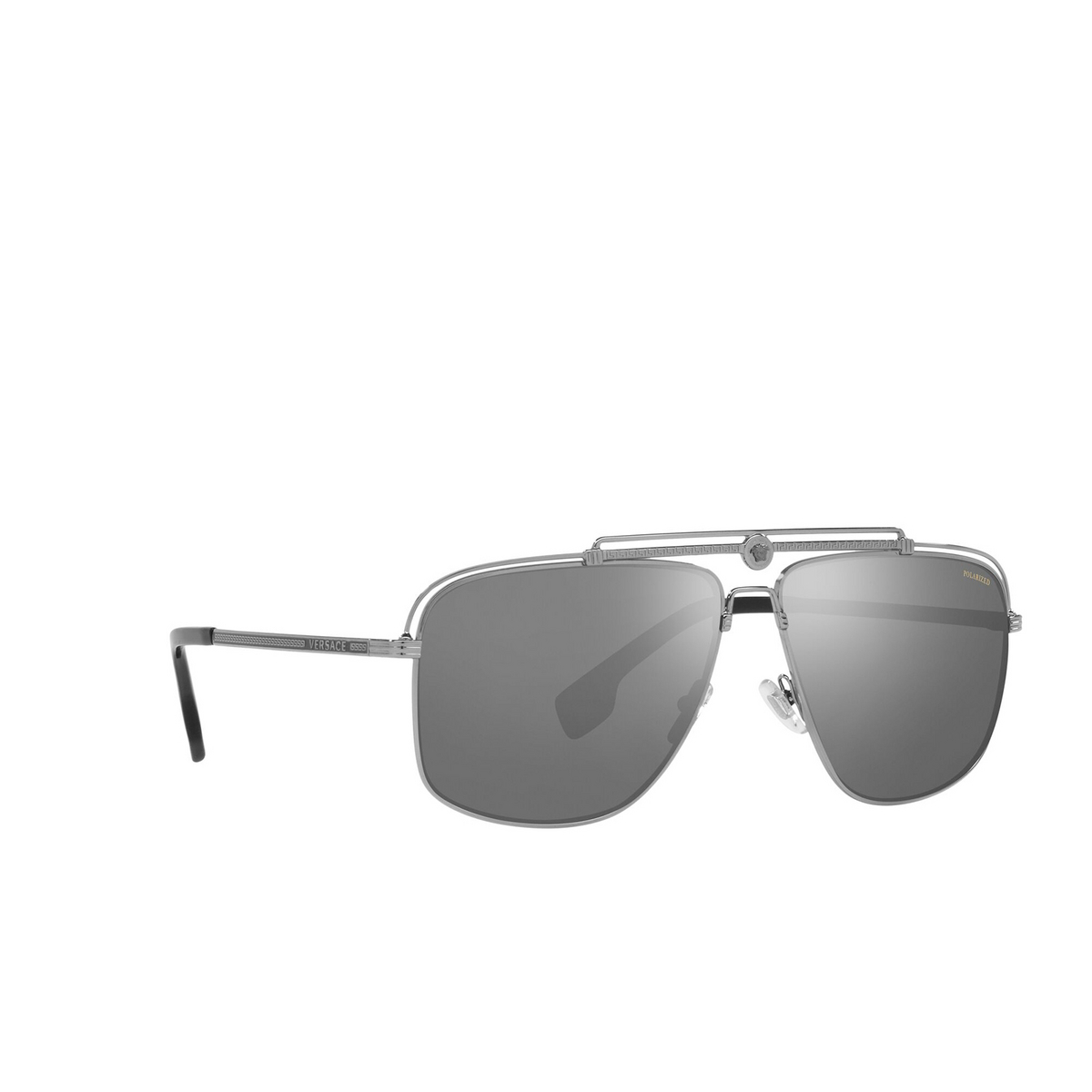 Versace VE2242 Sunglasses 1001Z3 Gunmetal - three-quarters view
