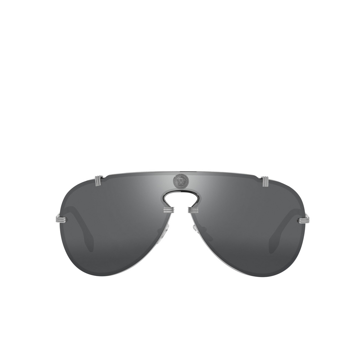 Versace® Aviator Sunglasses: VE2243 color Gunmetal 10016G - front view.