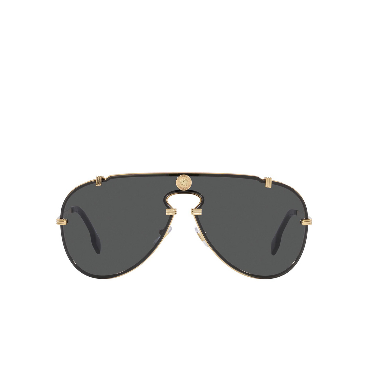Versace® Aviator Sunglasses: VE2243 color Gold 100287 - front view.
