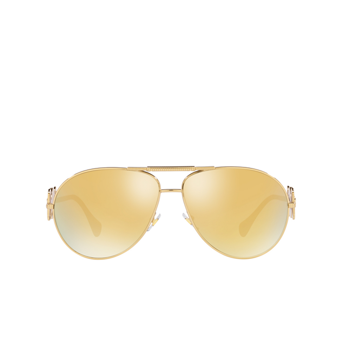 Versace VE2249 Sunglasses 10027P Gold - front view