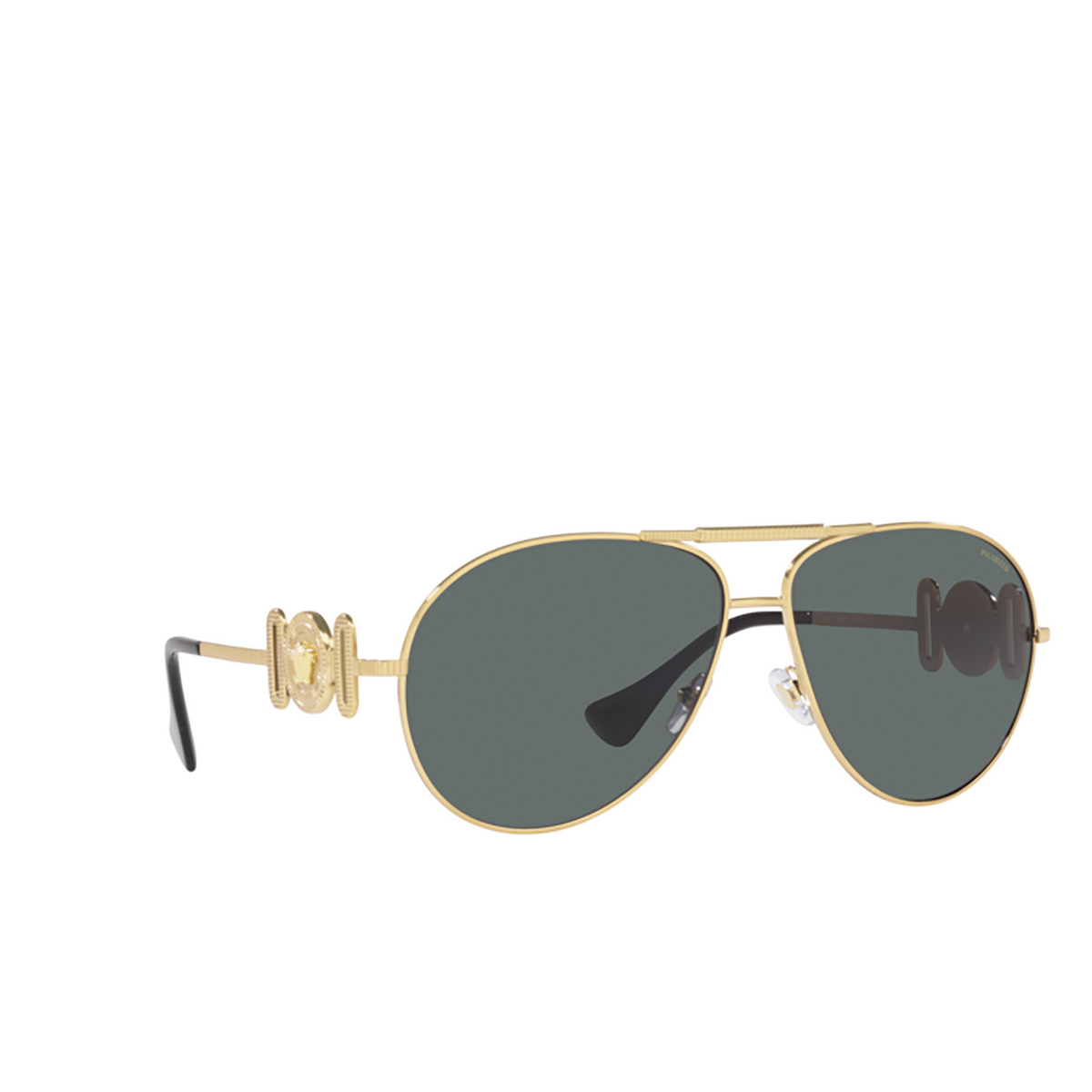 Versace VE2249 Sunglasses 100281 Gold - three-quarters view