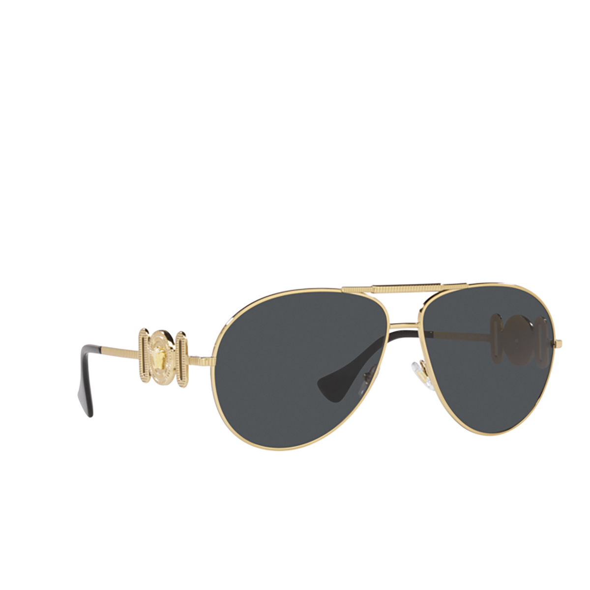 Versace VE2249 Sunglasses 100287 Gold - three-quarters view