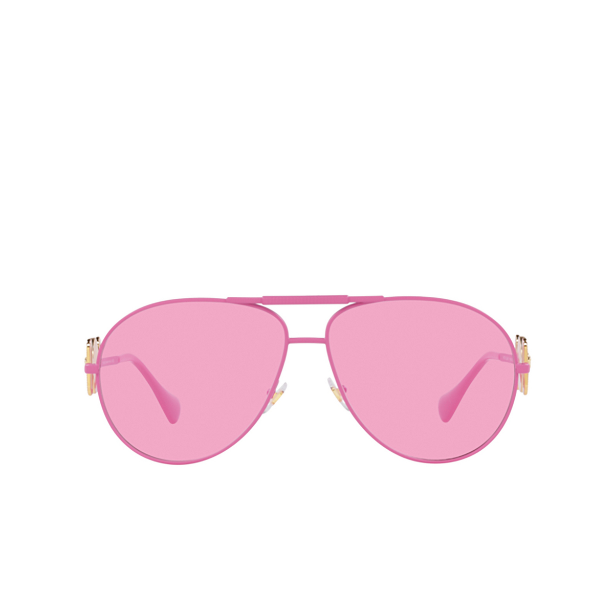 Versace VE2249 Sunglasses 1484/5 Matte Pink - front view