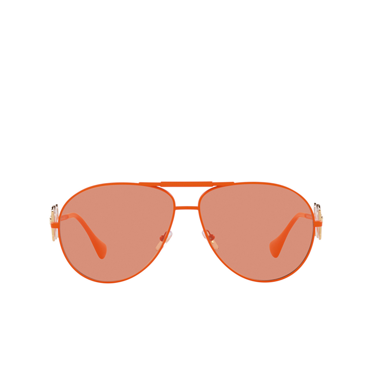 Versace VE2249 Sunglasses 148574 Matte Orange - front view