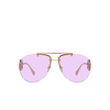 Versace VE2250 Sunglasses 14871A gold - product thumbnail 1/4