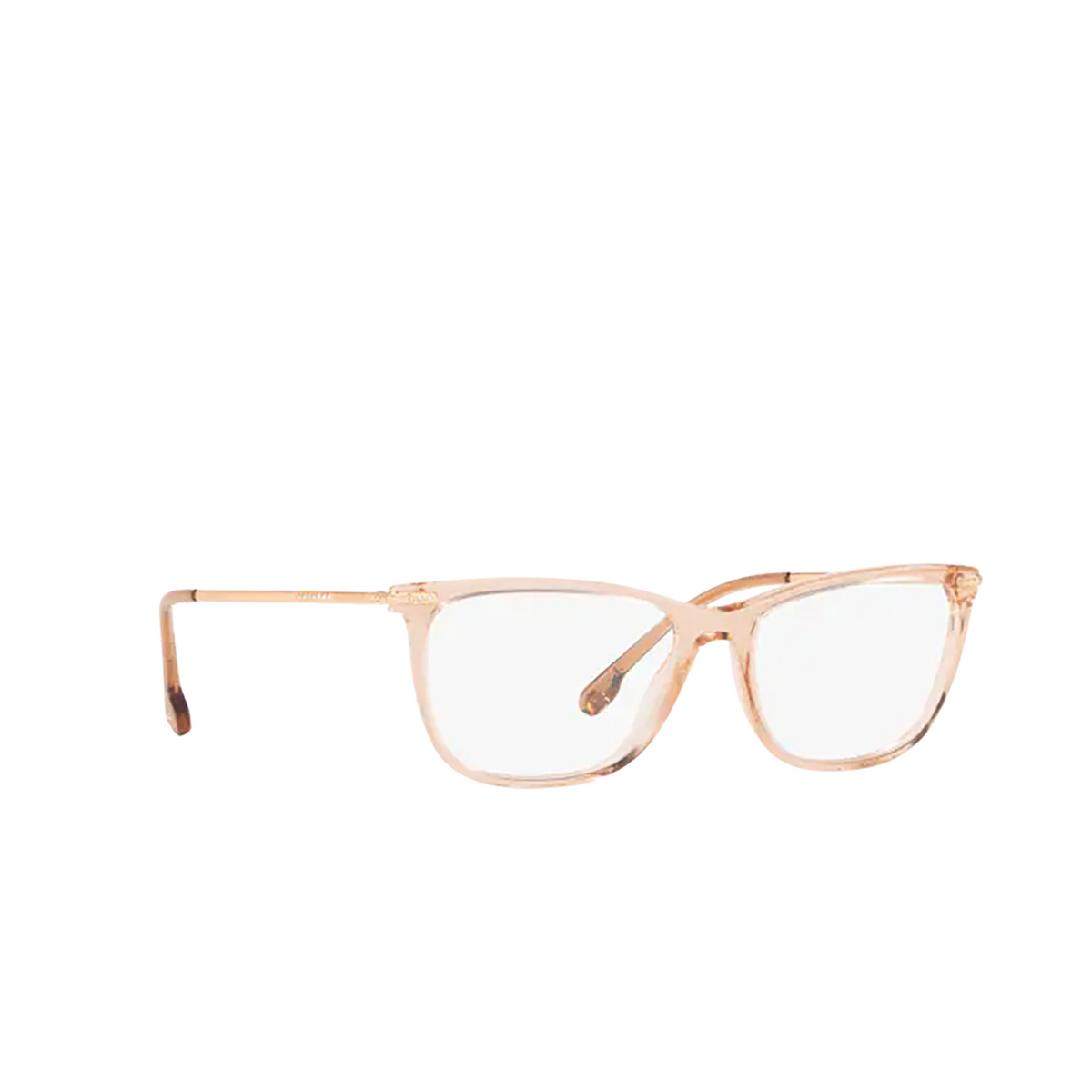 Versace VE3274B Eyeglasses 5215 Transparent Brown - three-quarters view