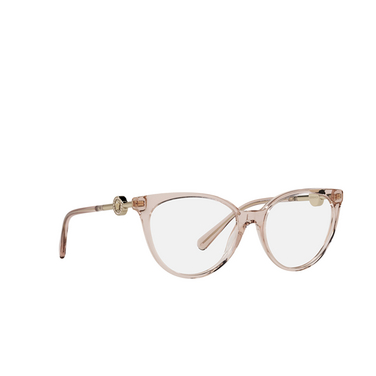 Versace VE3298B Eyeglasses 5339 transparent pink - three-quarters view