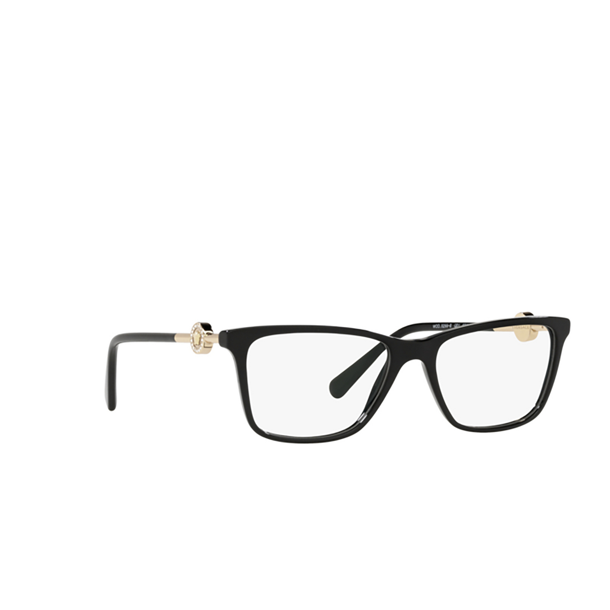 Versace VE3299B Eyeglasses GB1 Black - three-quarters view