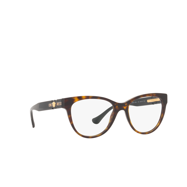 Versace VE3304 Eyeglasses 108 havana - 2/4