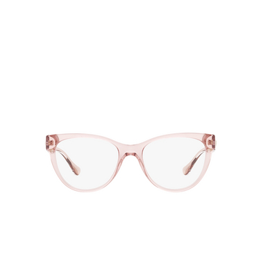 Lunettes de vue Versace VE3304 5339 transparent pink - Vue de face