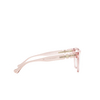 Occhiali da vista Versace VE3304 5339 transparent pink - anteprima prodotto 3/4