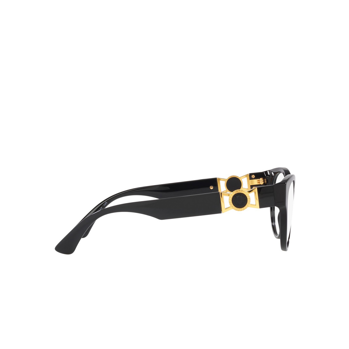Versace VE3313 Eyeglasses GB1 Black - product thumbnail 3/4