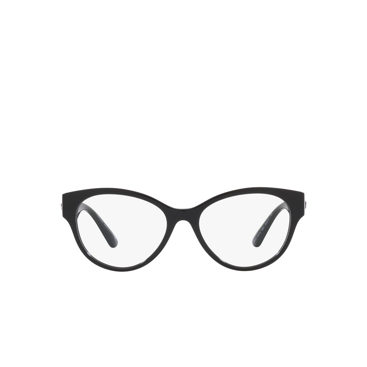 Versace® Cat-eye Eyeglasses: VE3313 color Black GB1 - front view.