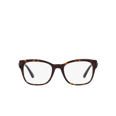 Lunettes de vue Versace VE3314 108 havana - Vue de face