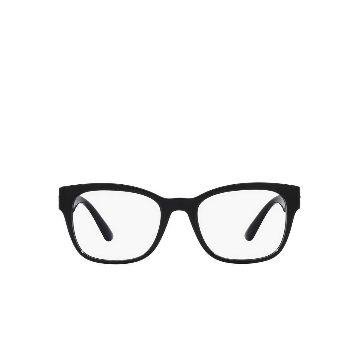 Versace® Square Eyeglasses: VE3314 color Black GB1 - front view.