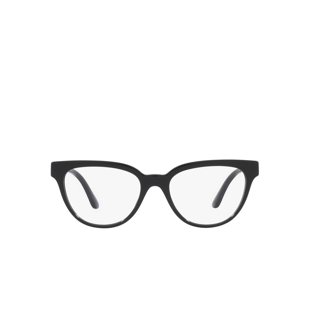 Versace® Cat-eye Eyeglasses: VE3315 color Black GB1 - front view.