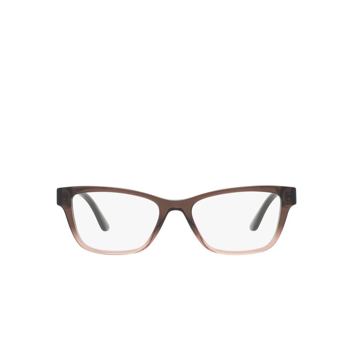 Versace® Square Eyeglasses: VE3316 color Brown Gradient Beige 5332 - front view.