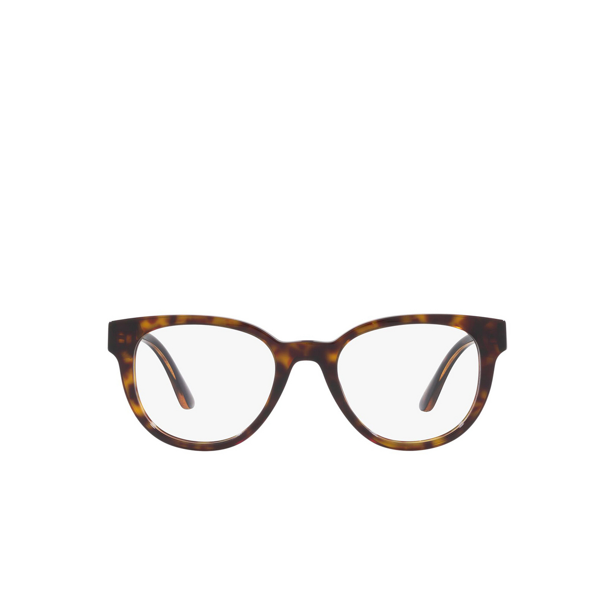 Versace® Square Eyeglasses: VE3317 color Havana 108 - front view.