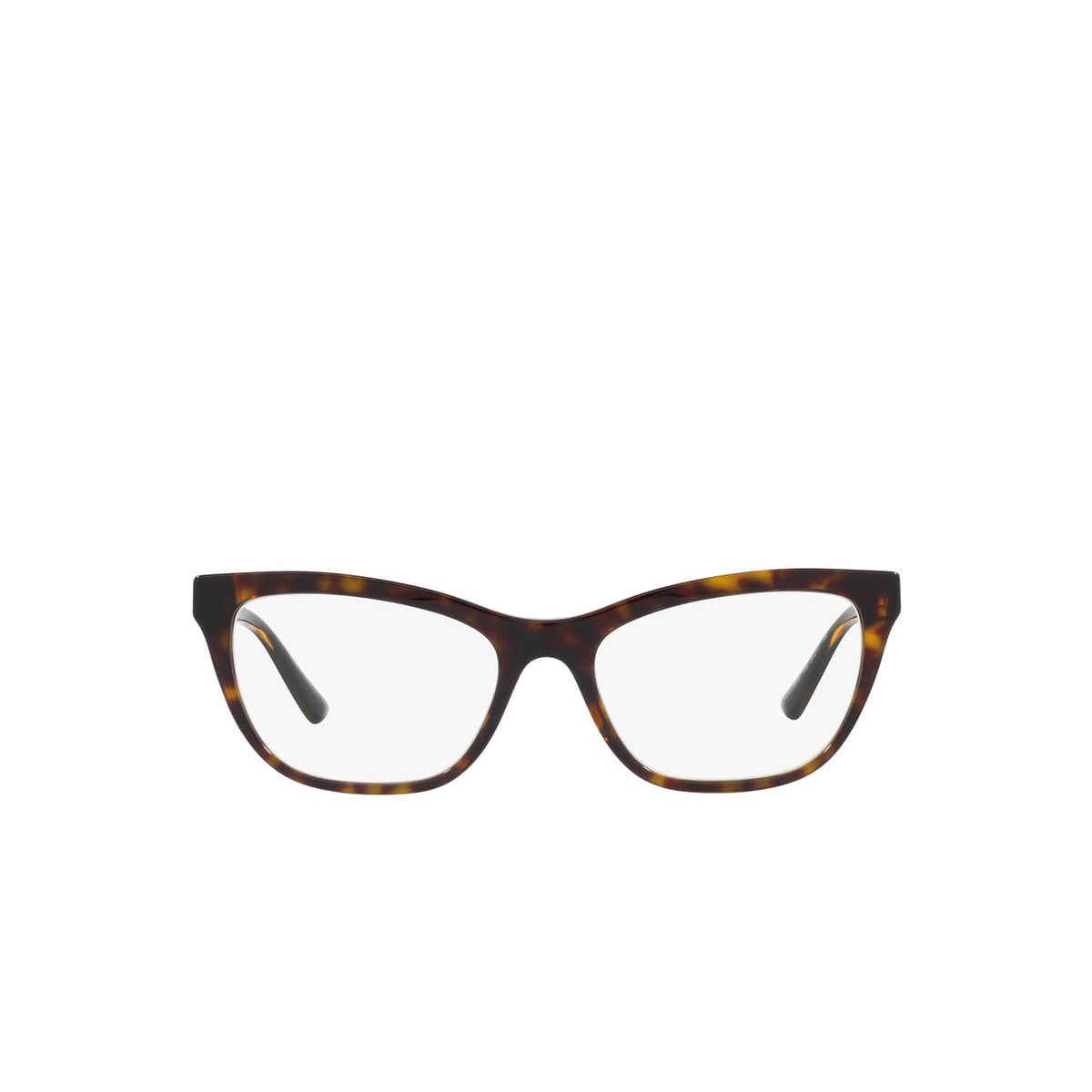 Versace® Cat-eye Eyeglasses: VE3318 color Havana 108 - front view.