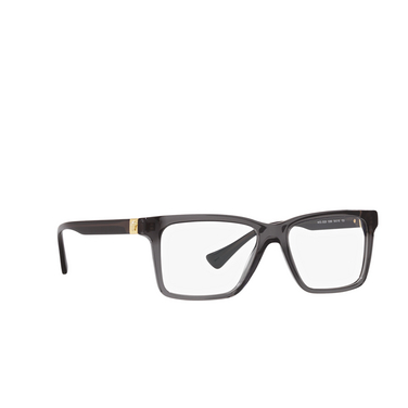 Versace VE3328 Eyeglasses 5389 transparent grey - three-quarters view