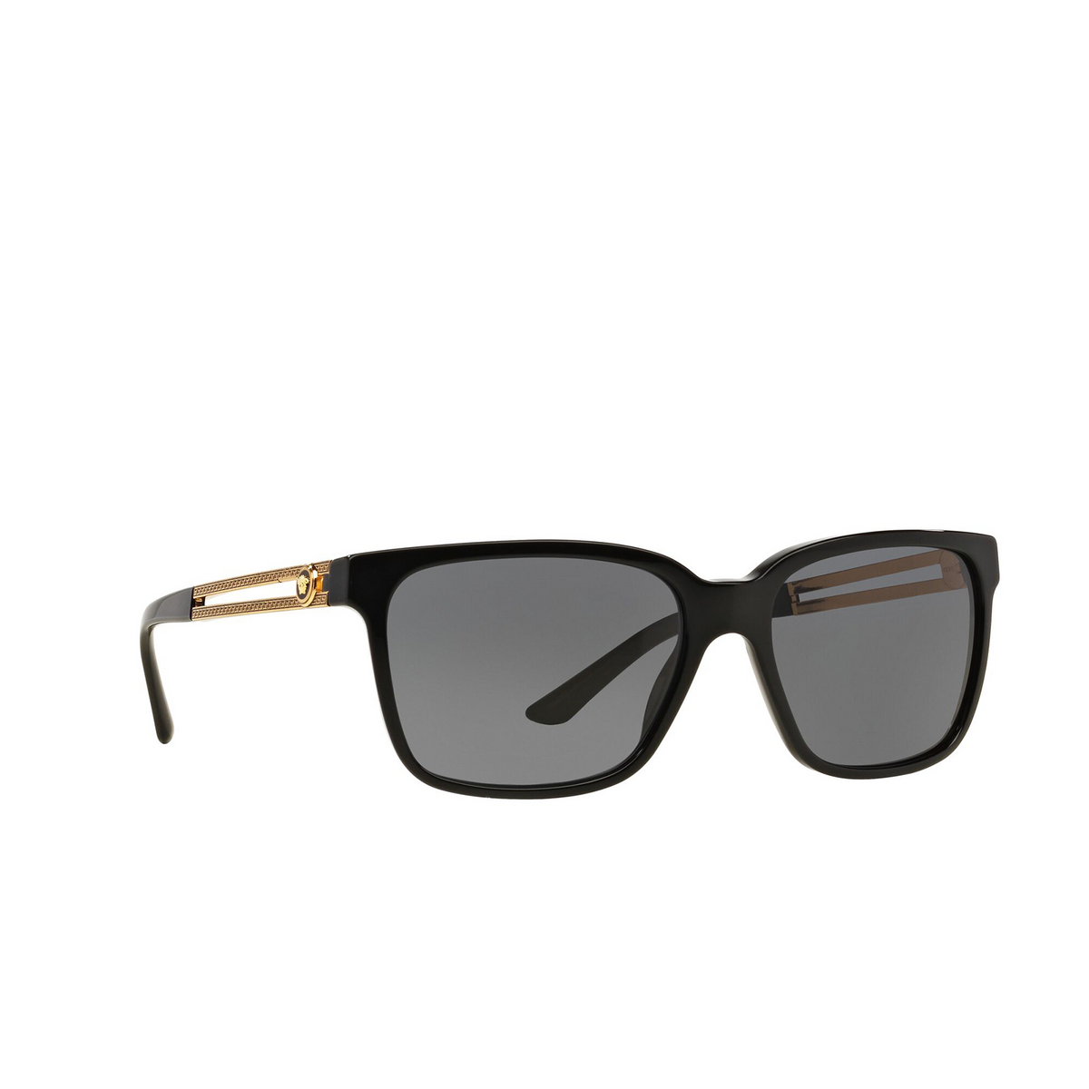 Versace VE4307 Sunglasses GB1/87 Black - three-quarters view