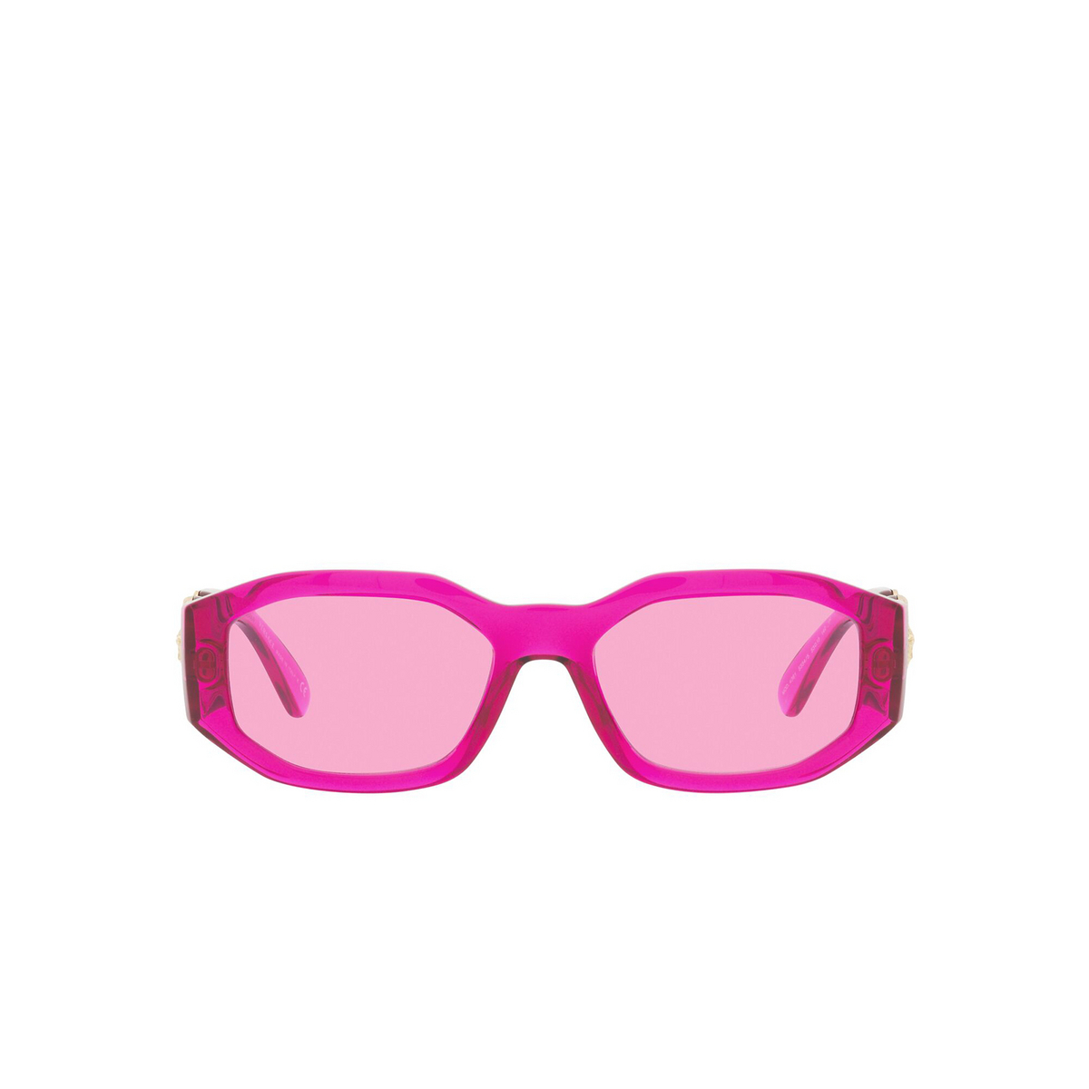 Versace Medusa Biggie Sunglasses 5334/5 Transparent Fuxia - front view