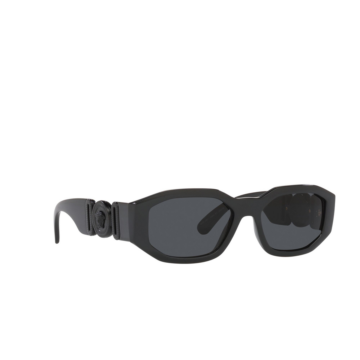 Versace Medusa Biggie Sunglasses 536087 Black - three-quarters view