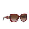 Gafas de sol Versace VE4387 388/13 transparent red - Miniatura del producto 2/4