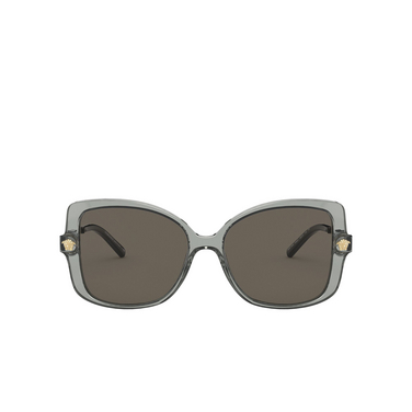 Gafas de sol Versace VE4390 5338/3 transparent black - Vista delantera