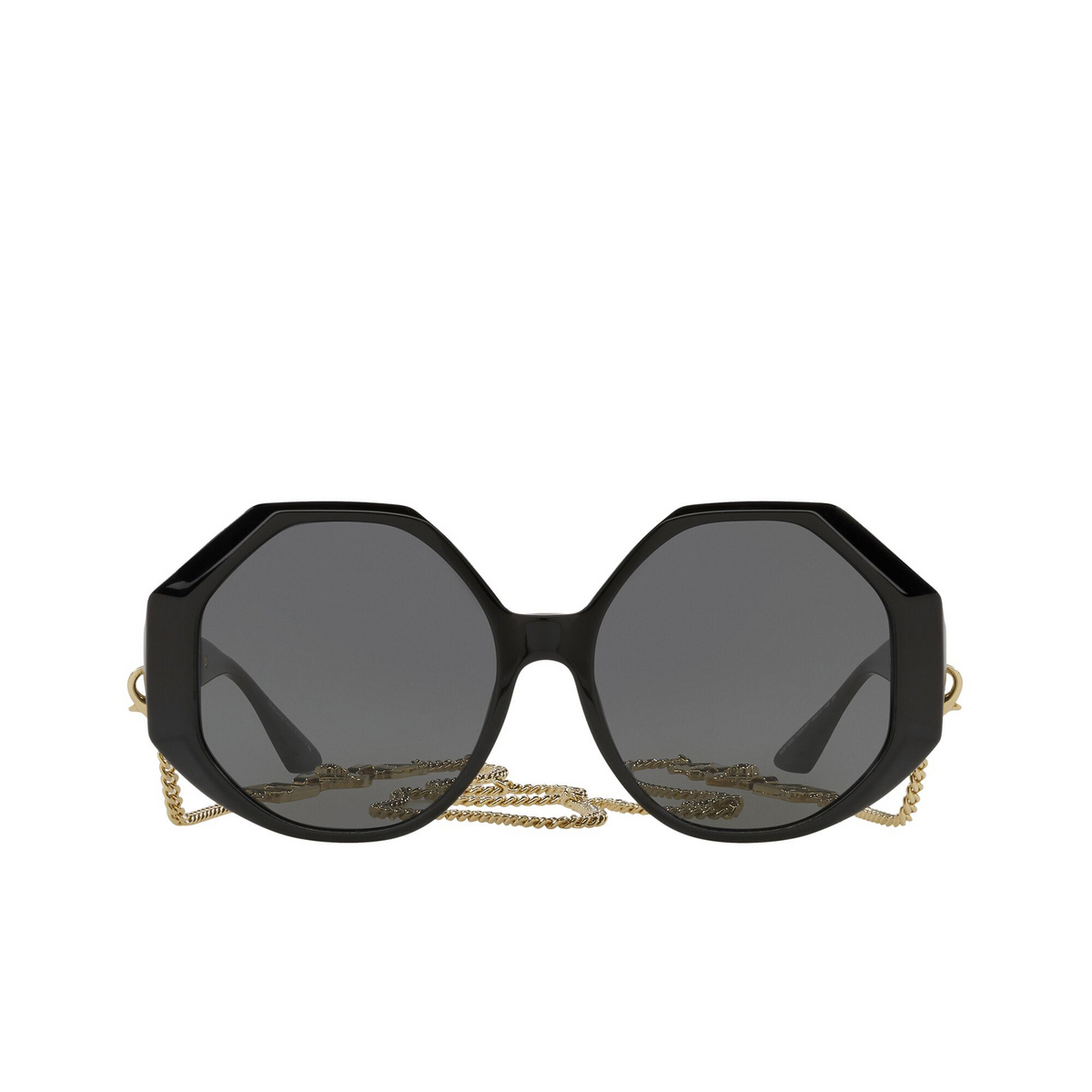 Versace VE4395 Sunglasses 534587 Black - front view