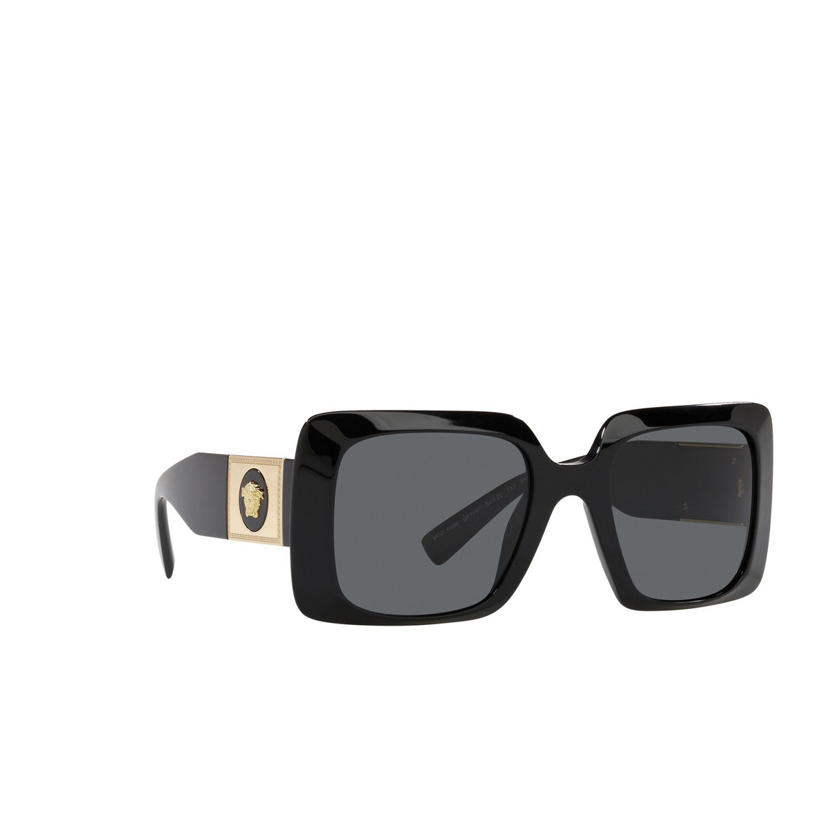 Versace VE4405 Sunglasses GB1/87 Black - three-quarters view