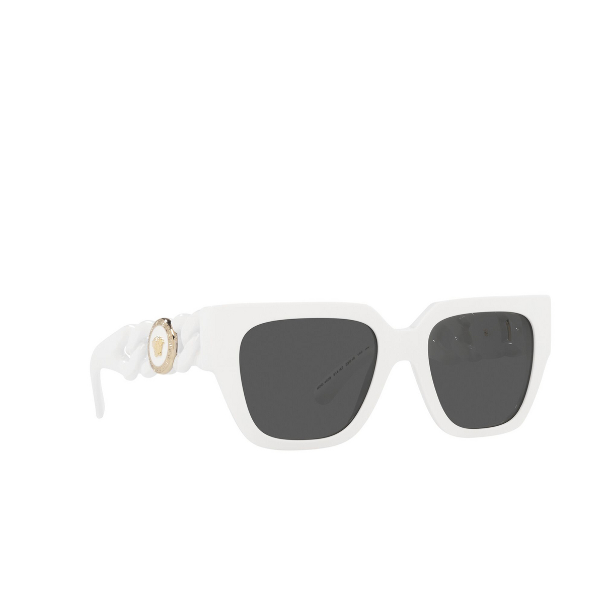 Versace VE4409 Sunglasses 314/87 White - three-quarters view