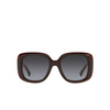 Versace VE4411 Sonnenbrillen 388/8G transparent red - Produkt-Miniaturansicht 1/4