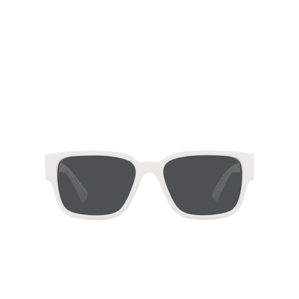 Versace® Rectangle Sunglasses: VE4412 color White 314/87 - front view.