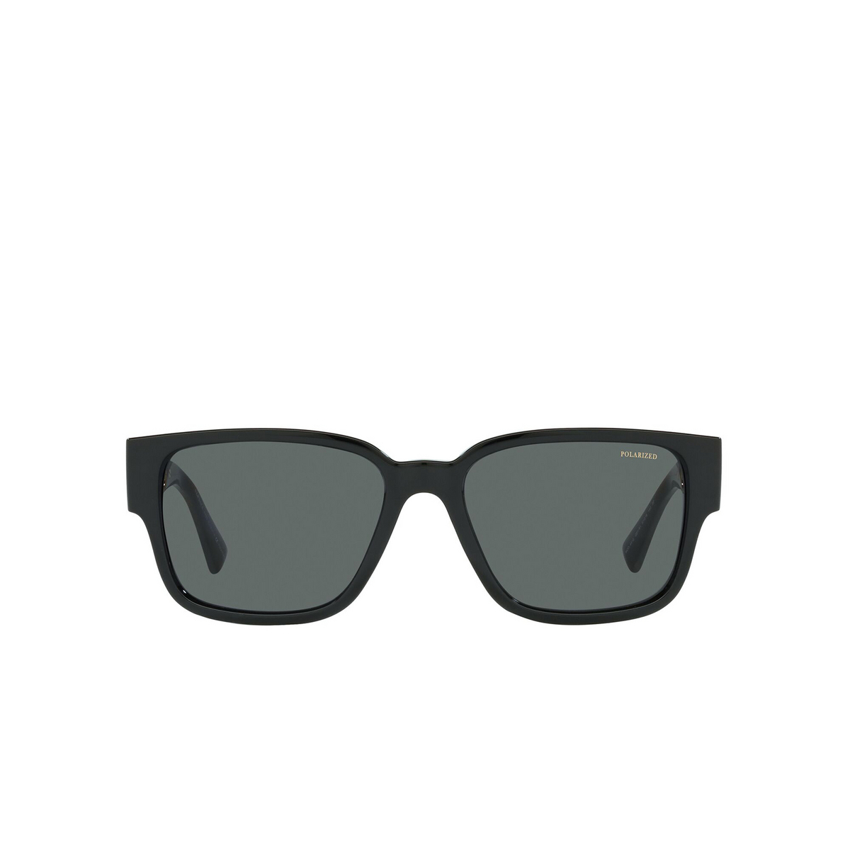 Versace® Rectangle Sunglasses: VE4412 color Black GB1/81 - front view.