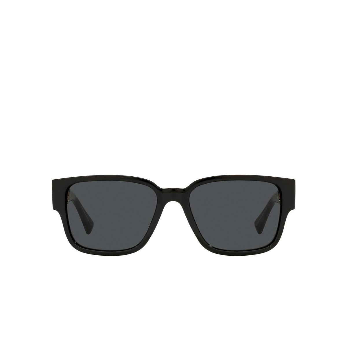 Versace® Rectangle Sunglasses: VE4412 color Black GB1/87 - front view.