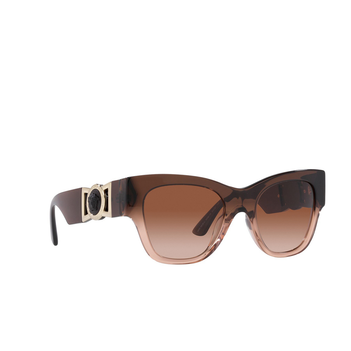 Versace VE4415U Sunglasses 533213 Trans Brown Gradient Beige - three-quarters view