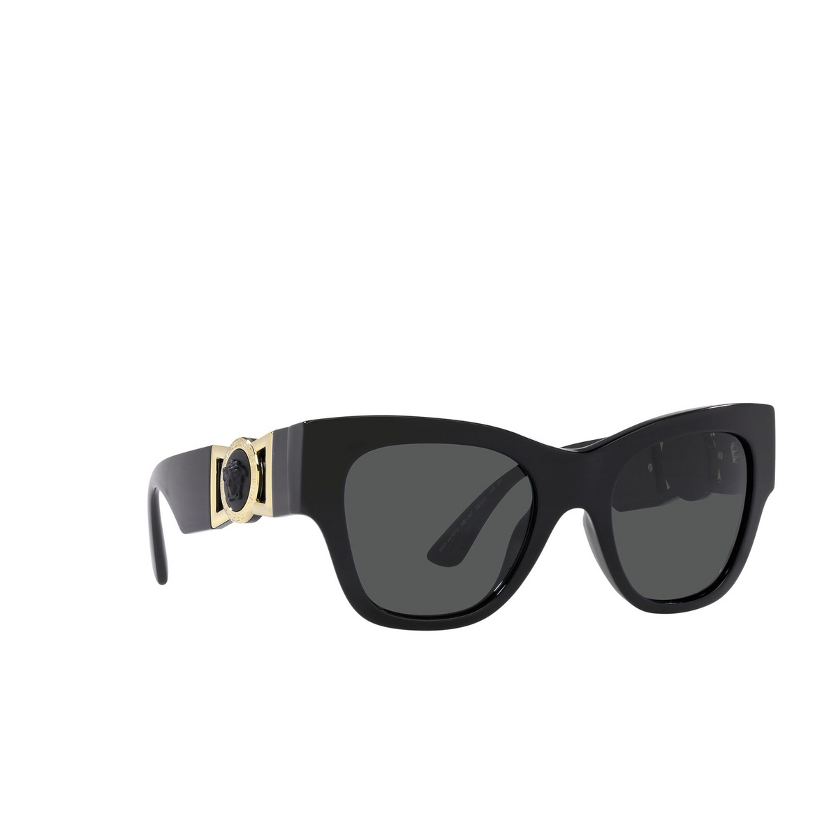 Versace VE4415U Sunglasses GB1/87 Black - three-quarters view
