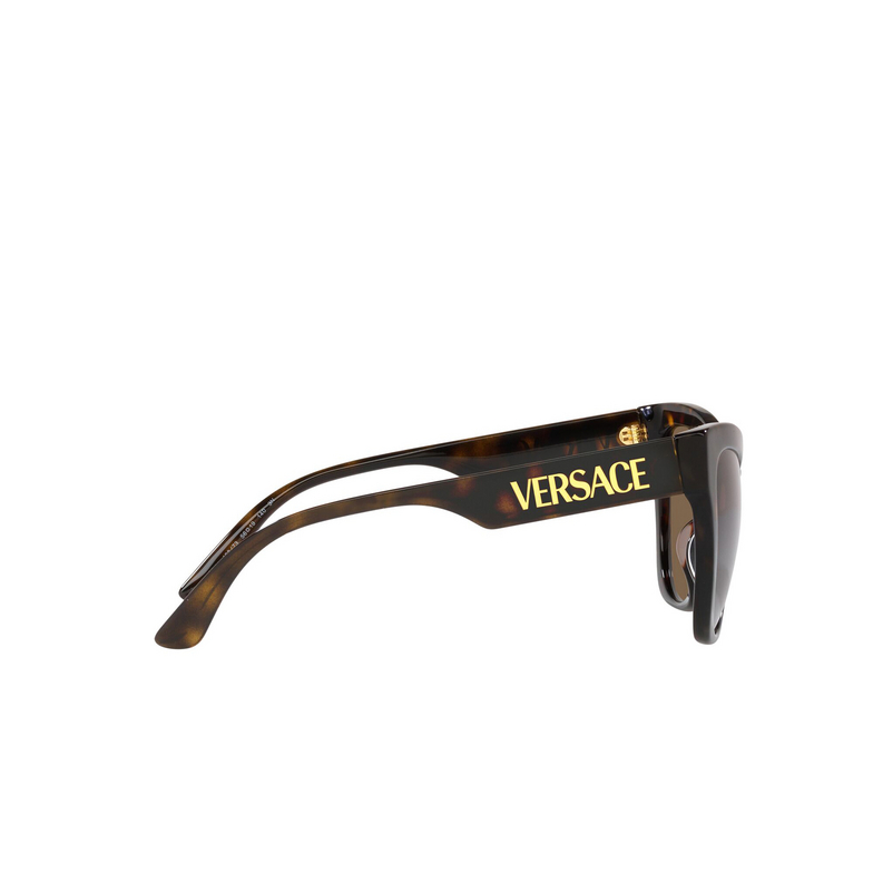 Versace VE4417U Sunglasses 108/73 havana - 3/4