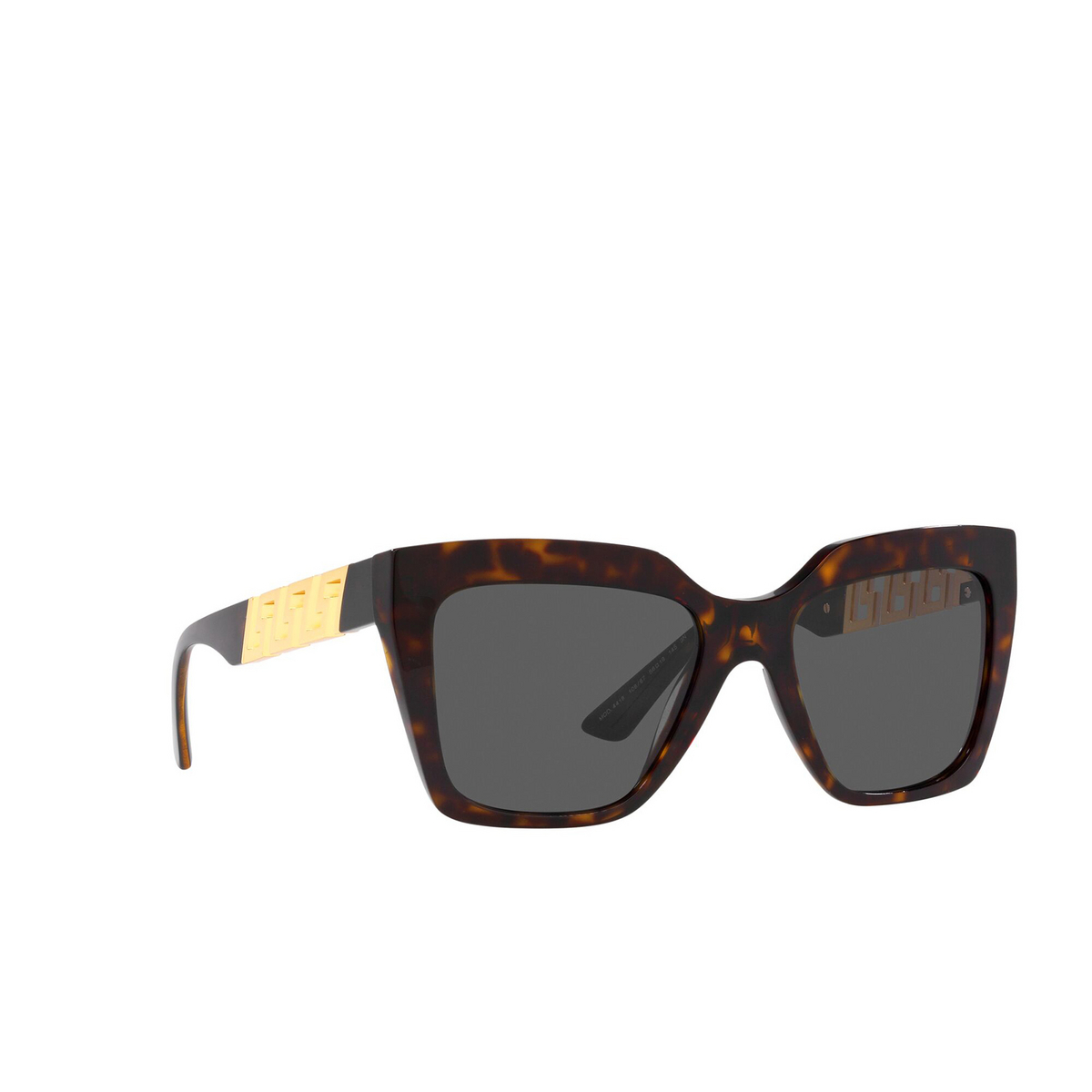 Versace VE4418 Sunglasses 108/87 Havana - three-quarters view