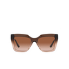 Versace VE4418 Sunglasses 533213 brown transparent gradient beige - product thumbnail 1/4