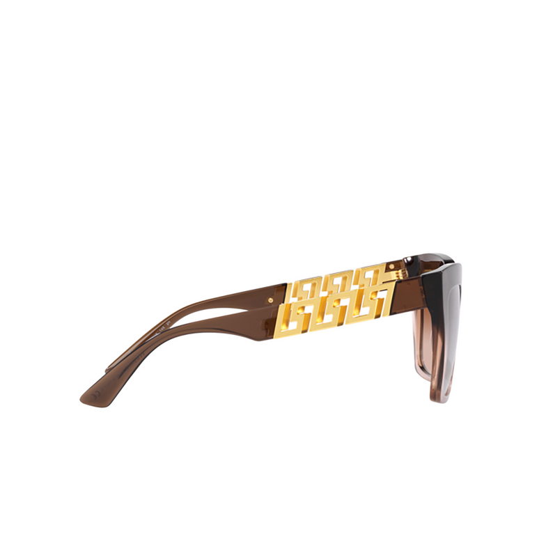 Gafas de sol Versace VE4418 533213 brown transparent gradient beige - 3/4