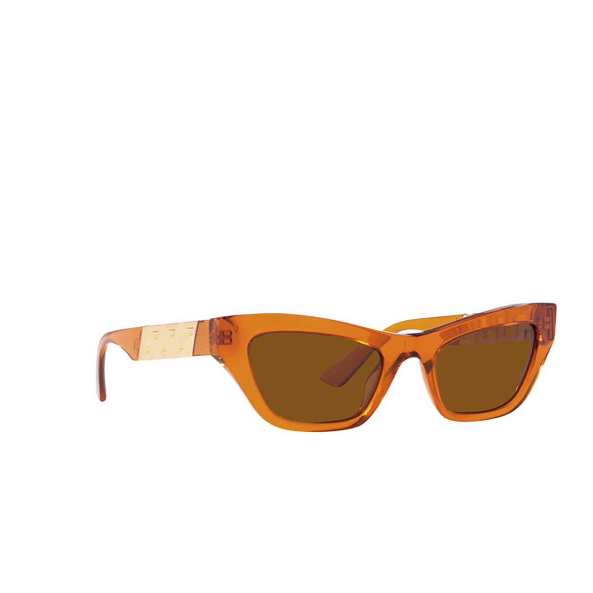 Versace VE4419 Sunglasses 532963 Transparent Orange - three-quarters view