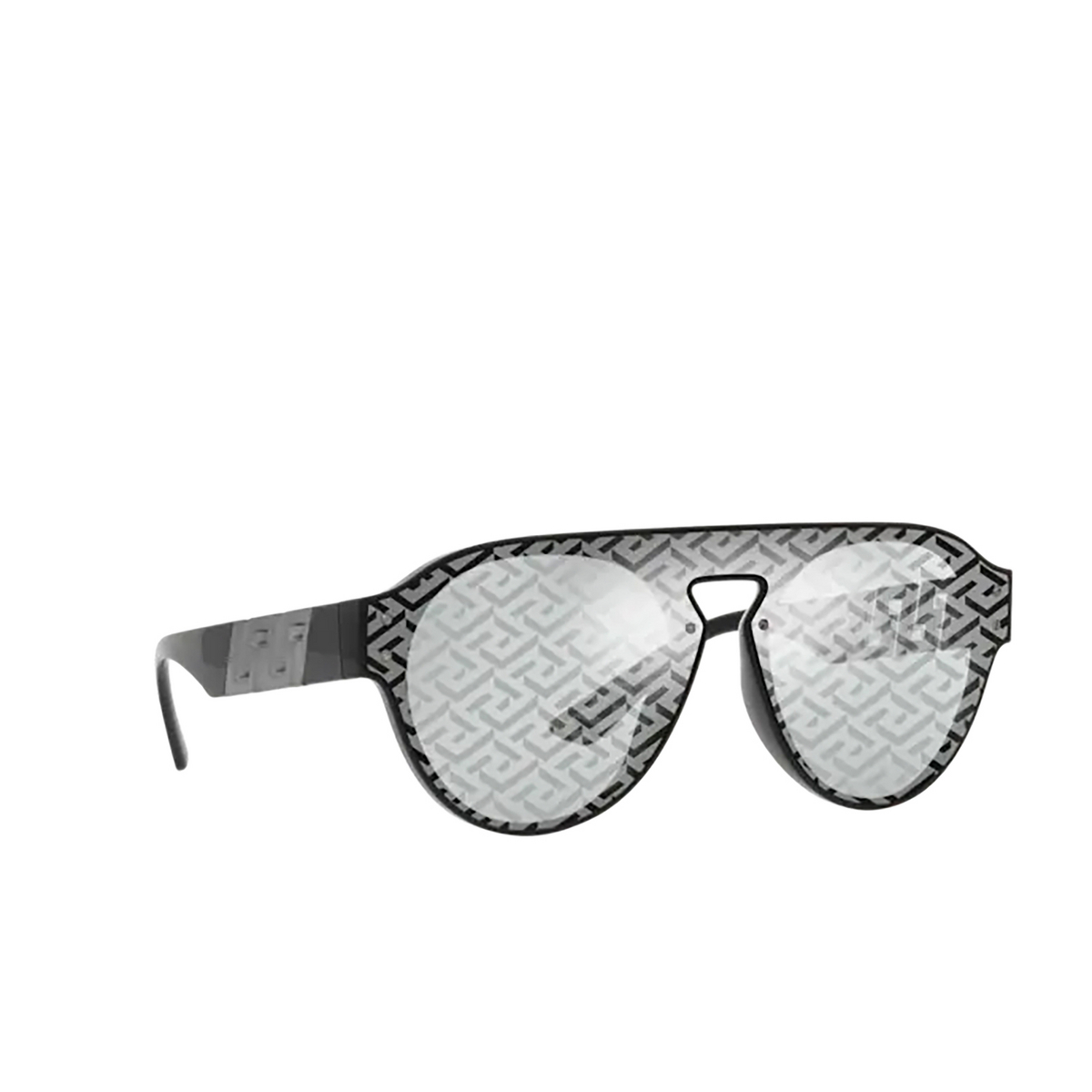 Versace VE4420 Sunglasses GB1/AL Black - three-quarters view