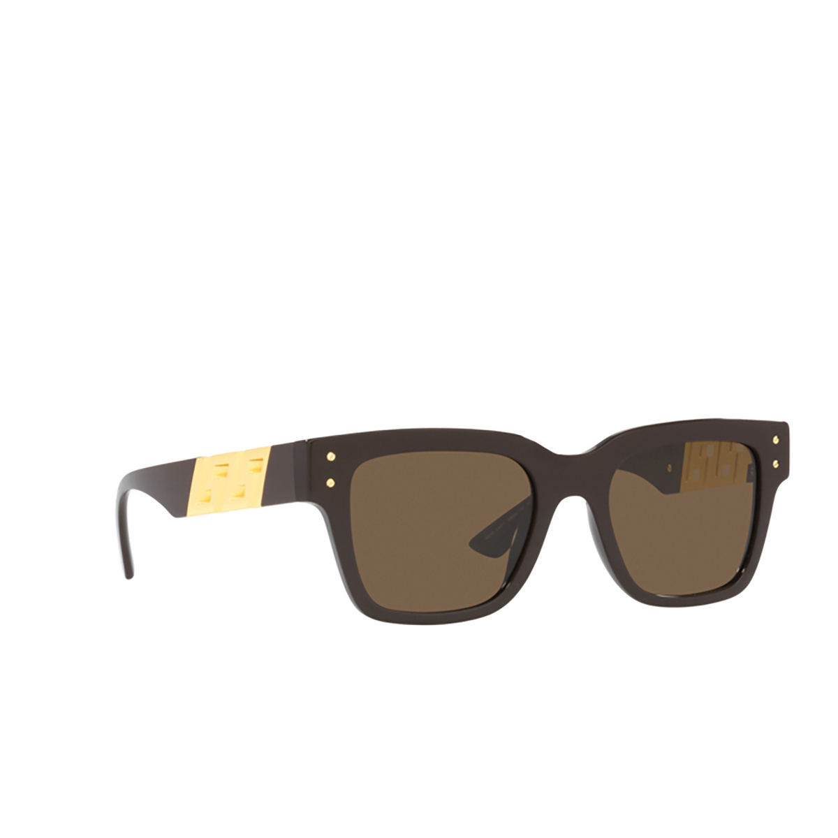 Versace VE4421 Sunglasses 535673 Brown - three-quarters view