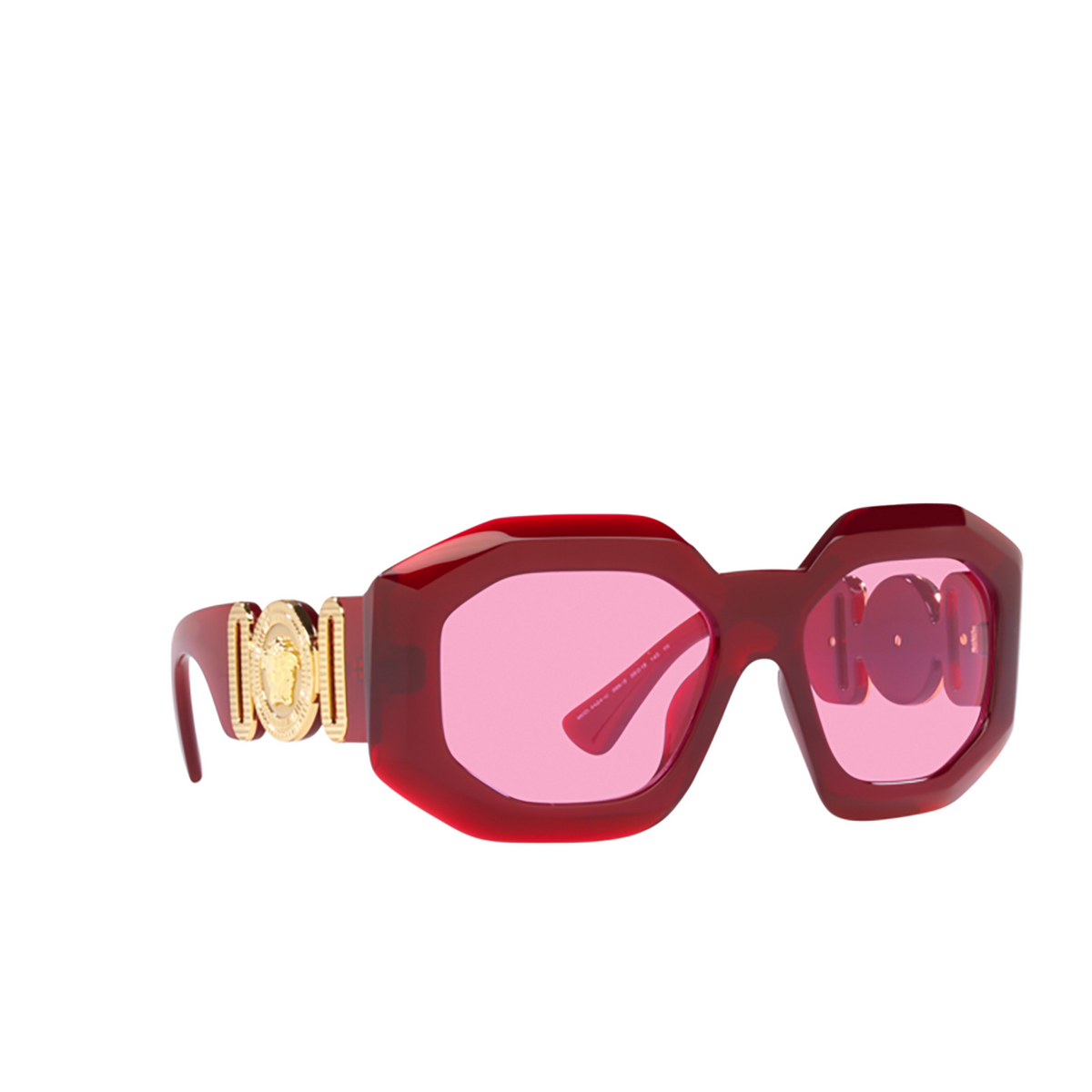 Versace VE4424U Sunglasses 388/5 Transparent red - three-quarters view