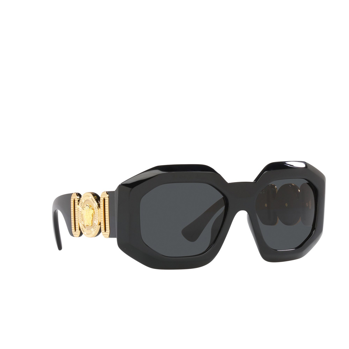 Versace VE4424U Sunglasses GB1/87 Black - three-quarters view