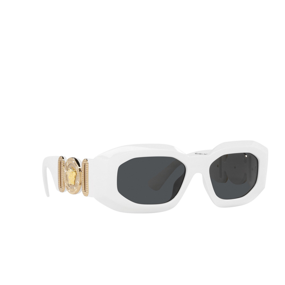 Versace Maxi Medusa Biggie Sunglasses 314/87 White - three-quarters view
