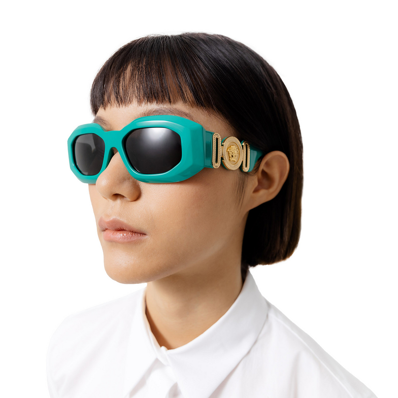 Gafas de sol Versace Maxi Medusa Biggie 536487 green - 5/5
