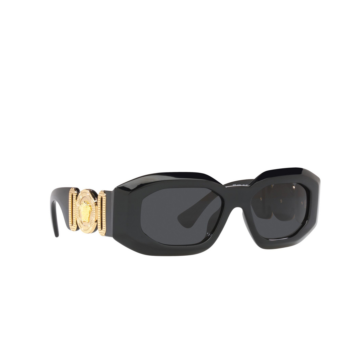 Versace Maxi Medusa Biggie Sunglasses GB1/87 Black - three-quarters view